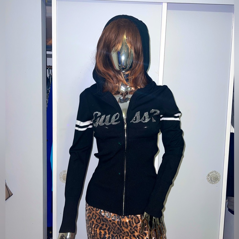 Medium Guess Zip Up Sweater